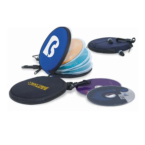 Zippered neoprene case holds 12 CDs or DVDs. Measures 6" x... from ASI 37455 Atteff International Inc