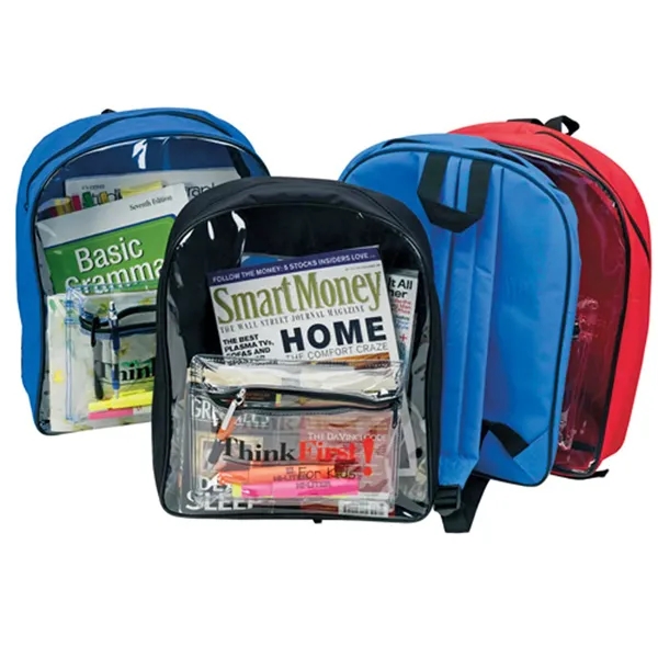 Backpack with clear front.... from ASI 37455 Atteff International Inc