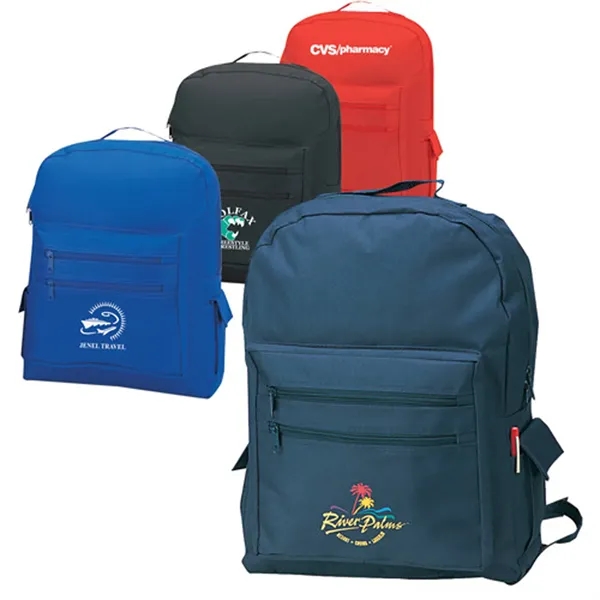 Junior backpack made of 600 denier polyester, with two zippered front... from ASI 37455 Atteff International Inc