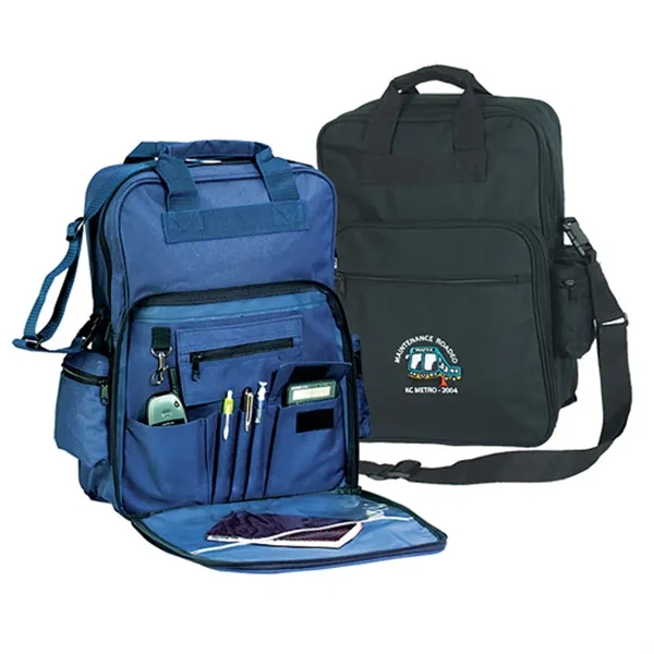 Three-way backpack made of 600 denier polyester with 2 side pockets.... from ASI 37455 Atteff International Inc