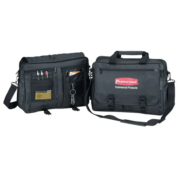 Briefcase made of simulated leather with 2 zippered compartments.... from ASI 37455 Atteff International Inc