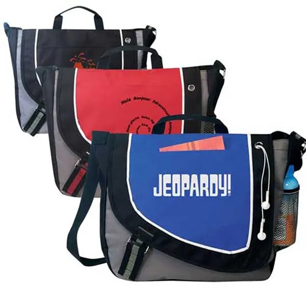 Messenger bag made of 600 denier polyester.... from ASI 37455 Atteff International Inc