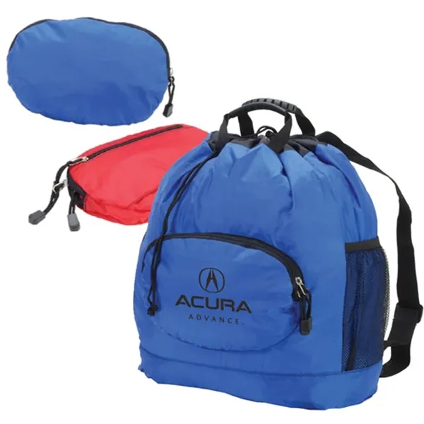 Foldable backpack made of 210 denier nylon with spacious main compartment.... from ASI 37455 Atteff International Inc