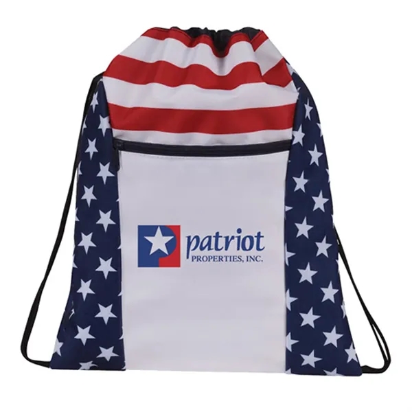 Stars & stripes drawstring backpack.... from ASI 37455 Atteff International Inc