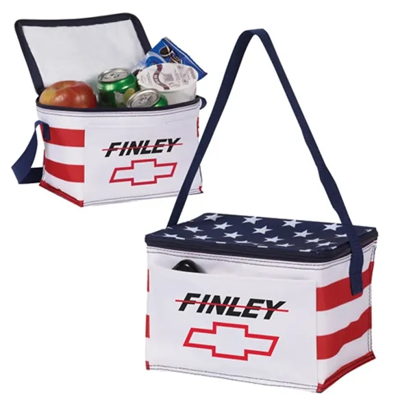 Classic Stars & Stripes 6 Pack Cooler.... from ASI 37455 Atteff International Inc