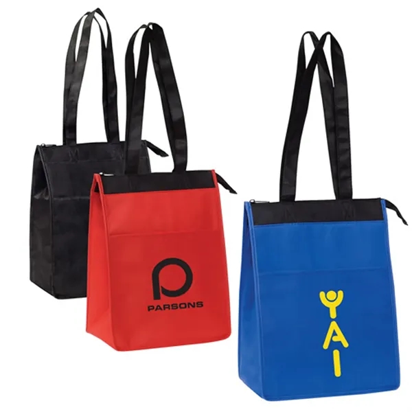 Zippered non-woven cooler tote.... from ASI 37455 Atteff International Inc