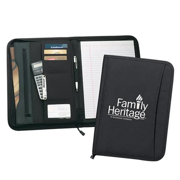 Business portfolio with zipper closure plus full size pocket on the... from ASI 37455 Atteff International Inc