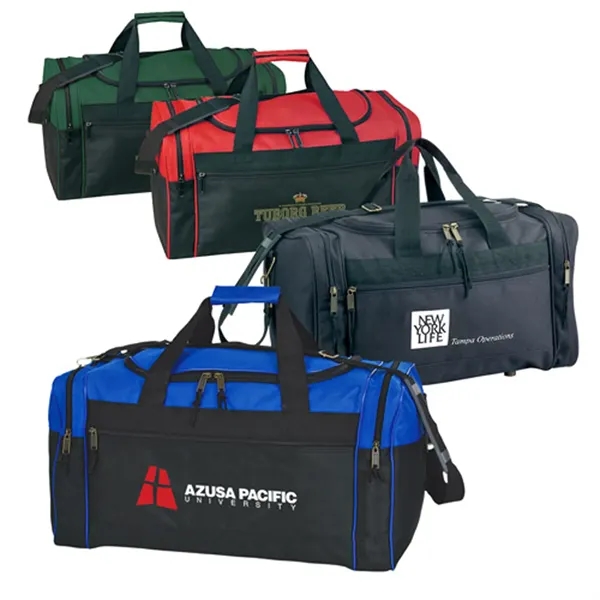 Gym bag with U-shaped closure and adjustable / detachable strap.... from ASI 37455 Atteff International Inc