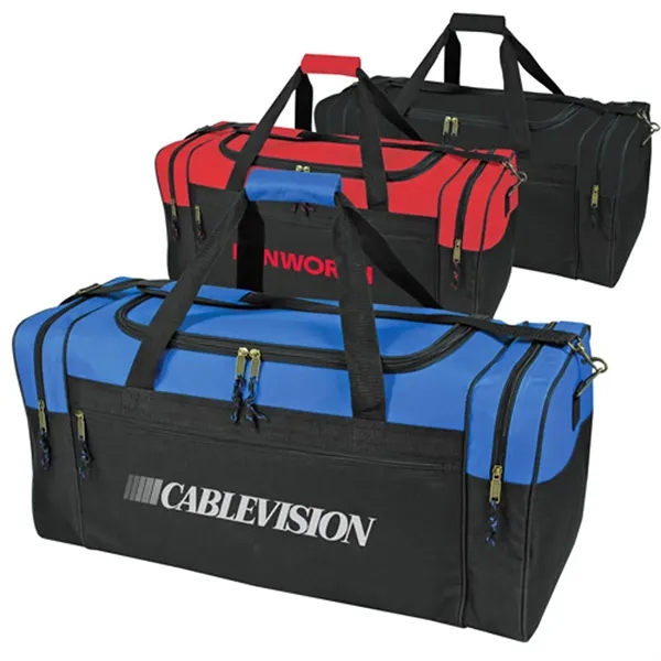 Large classic sports duffel with spacious zippered main compartment.... from ASI 37455 Atteff International Inc