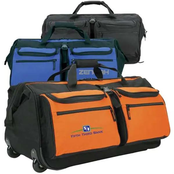 Rolling duffel bag made of 600 denier polyester.... from ASI 37455 Atteff International Inc