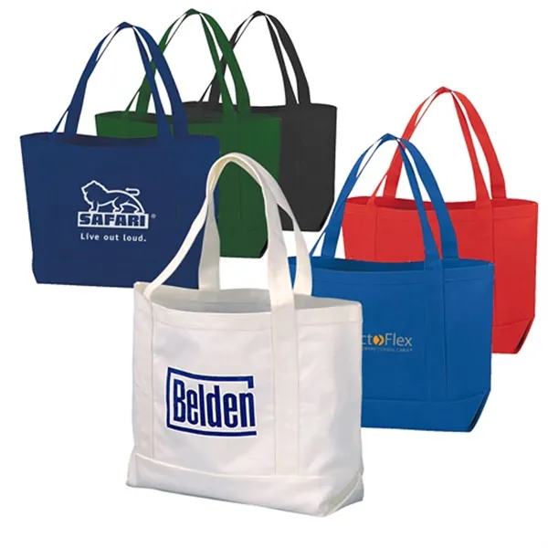 Boat tote bag made of 12 oz. canvas with bottom gusset.... from ASI 37455 Atteff International Inc