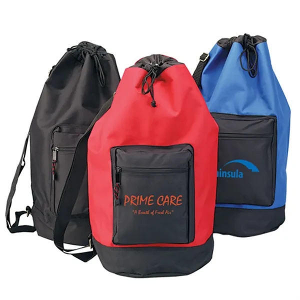 Drawstring roll bag with adjustable shoulder strap.... from ASI 37455 Atteff International Inc
