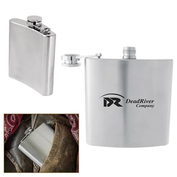 6 OZ Stainless Steel Hip Flask.... from ASI 37455 Atteff International Inc
