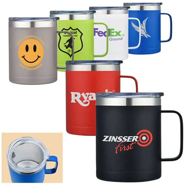 14 Oz. Double Wall SS Vacuum Cylinder Mug.... from ASI 37455 Atteff International Inc