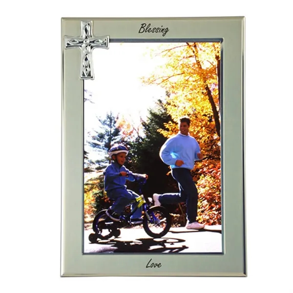 Cross metal picture frame, 5 x 7.... from ASI 37455 Atteff International Inc