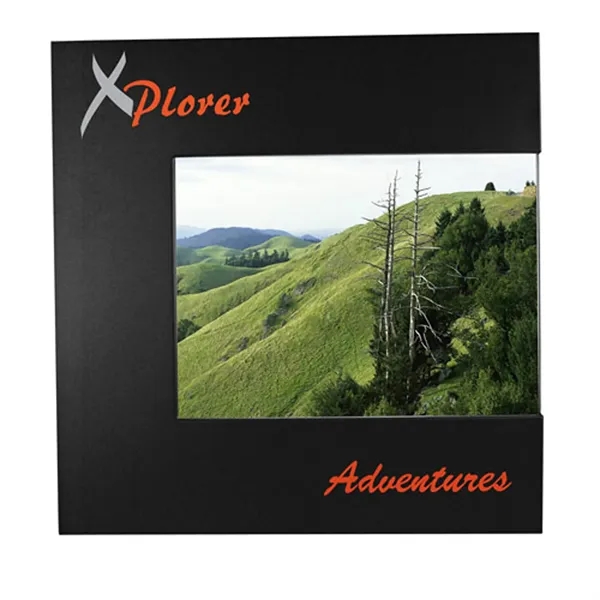 Black square wide border horizontal metal frame.... from ASI 37455 Atteff International Inc