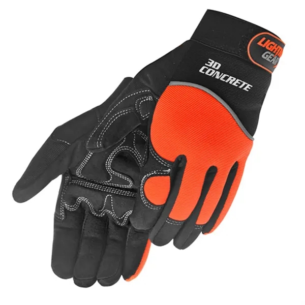 Hi-viz simulated leather mechanic gloves.... from ASI 37455 Atteff International Inc