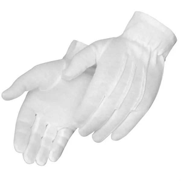 Formal white dress gloves, 100% cotton, blank.... from ASI 37455 Atteff International Inc