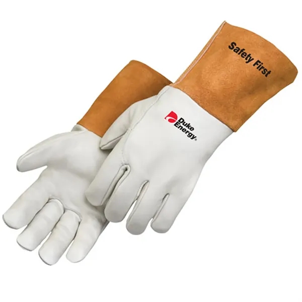 Grain cowhide MIG welder gloves with thread sewn.... from ASI 37455 Atteff International Inc