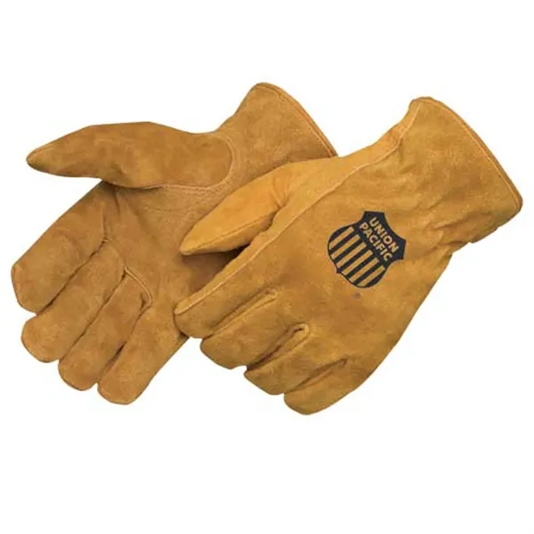 Pile lined bourbon brown split cowhide driver gloves.... from ASI 37455 Atteff International Inc
