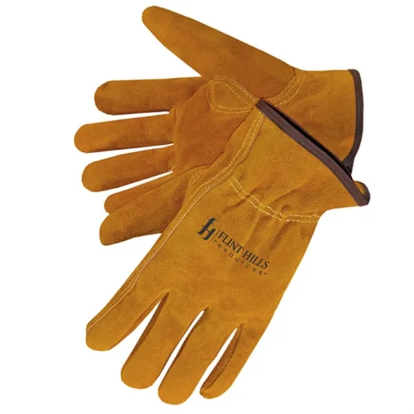 Premium bourbon brown split cowhide driver gloves.... from ASI 37455 Atteff International Inc