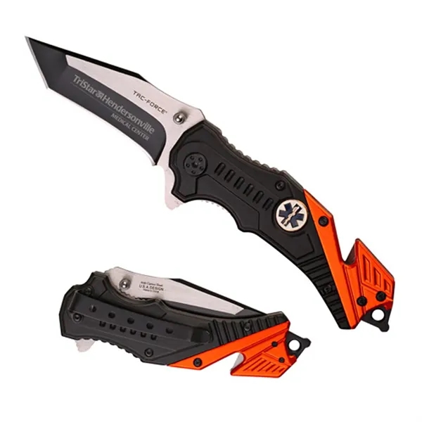 Premium 2-Tone Blade Tac-Force EMT Rescue Knife.... from ASI 37455 Atteff International Inc