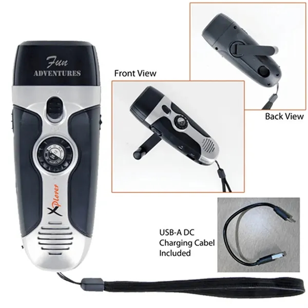 4 in 1 Emergency Dynamo Radio/Flashlight.... from ASI 37455 Atteff International Inc