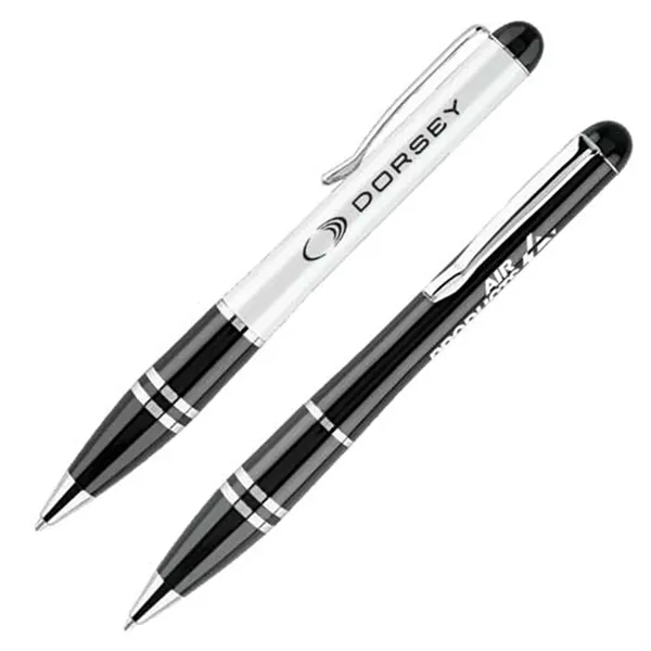 Twist action ballpoint pen with brass construction and lacquer finish.... from ASI 37455 Atteff International Inc