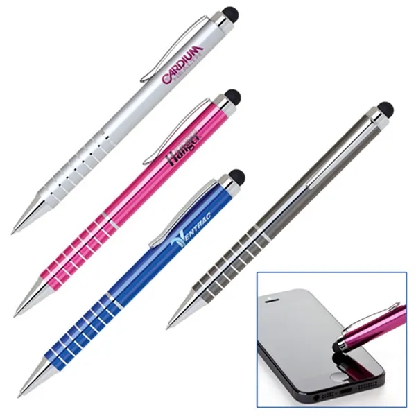 Aluminum Ballpoint Pen with Capacitive Stylus.... from ASI 37455 Atteff International Inc