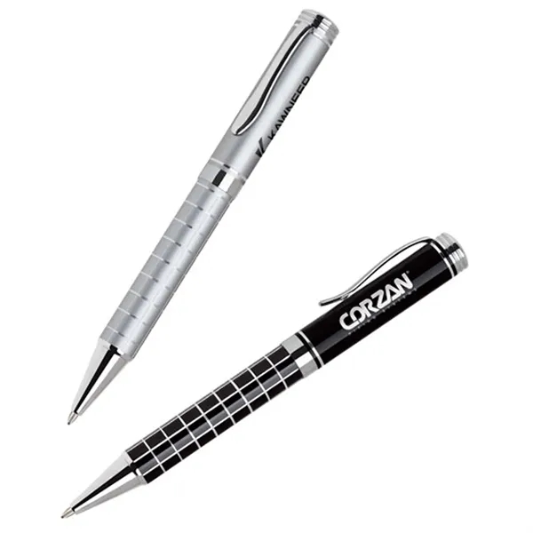 Classy aluminum twist action ballpoint pen.... from ASI 37455 Atteff International Inc