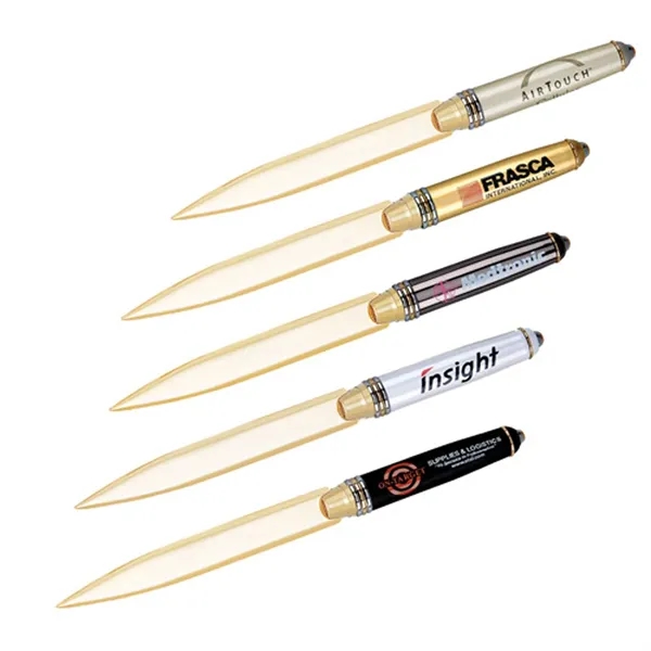 Letter opener with brass construction.... from ASI 37455 Atteff International Inc