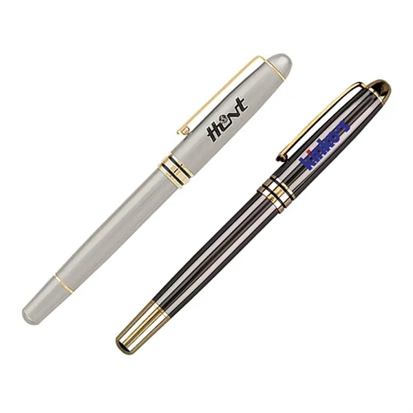 Roller ball pen with brass construction.... from ASI 37455 Atteff International Inc