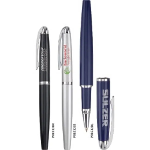 Roller ball pen with spring pocket clip.... from ASI 37455 Atteff International Inc