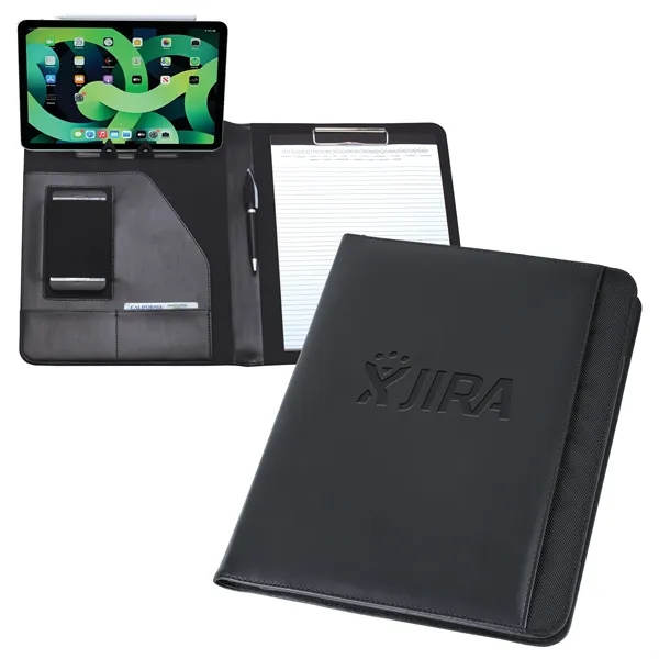 This media device savvy padfolio is highlighted by its fold up... from ASI 46755 Cosmo Promos