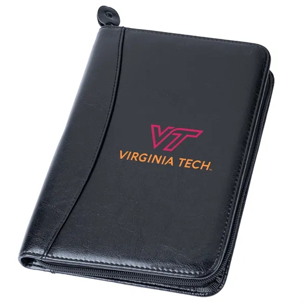 Junior zipper portfolio made of simulated leather with inside organizer.... from ASI 46755 Cosmo Promos