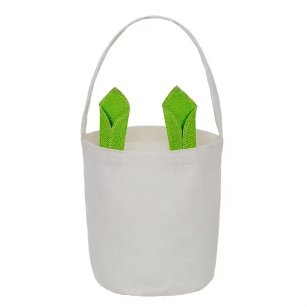 Easter bunny ears polyester tote bag plus 1 color silkscreen imprint... from ASI 37218 Athena Promo (tm)