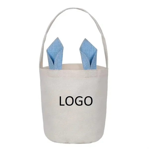 Easter bunny ears polyester tote bag plus 1 color silkscreen imprint... from ASI 37218 Athena Promo (tm)