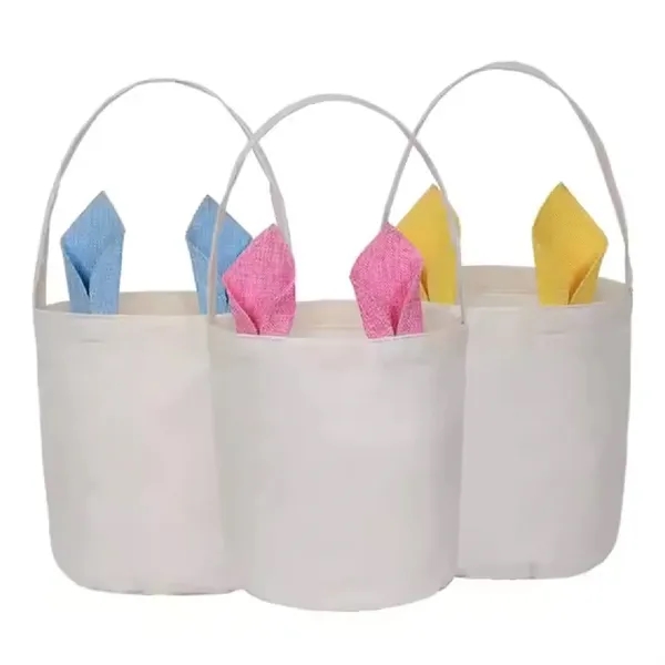 Easter bunny ears polyester tote bag plus 1 color silkscreen imprint... from ASI 37218 Athena Promo (tm)