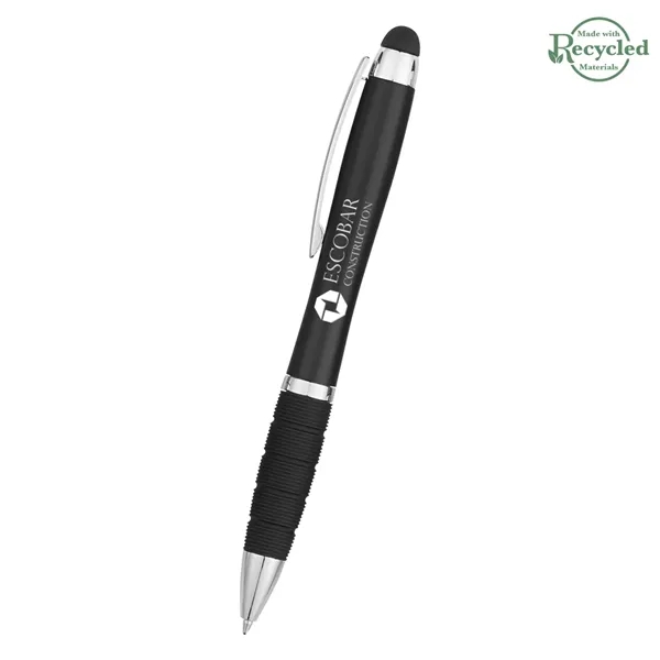 Twist-action pen with a light, stylus, and rubber grip for better... from ASI 61125 Hit Promotional Products / Hit®
