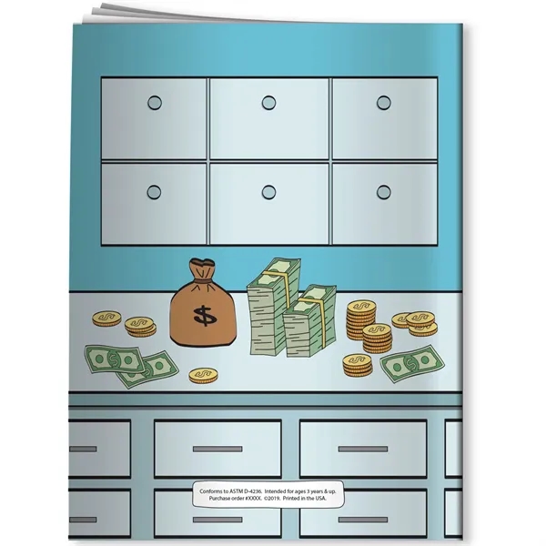 Coloring book that features a Smart Money! Smart Kids! theme.... from ASI 54100 Fields Manufacturing Inc / Better Life Line