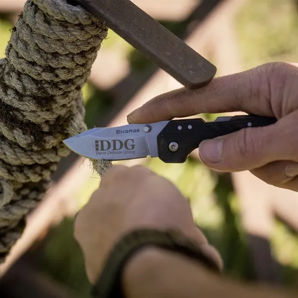 2.5" Blade. 3.5" Handle. The small design of the Engage provides... from ASI 46170 Compass Industries Inc