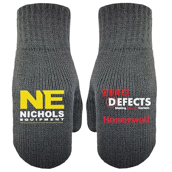 Deluxe acrylic knit mittens featuring fuzzy lining.... from ASI 90160 Suntex Industries