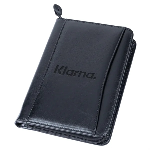 Simulated leather junior portfolio with inside organizer and 5" x 8"... from ASI 46755 Cosmo Promos