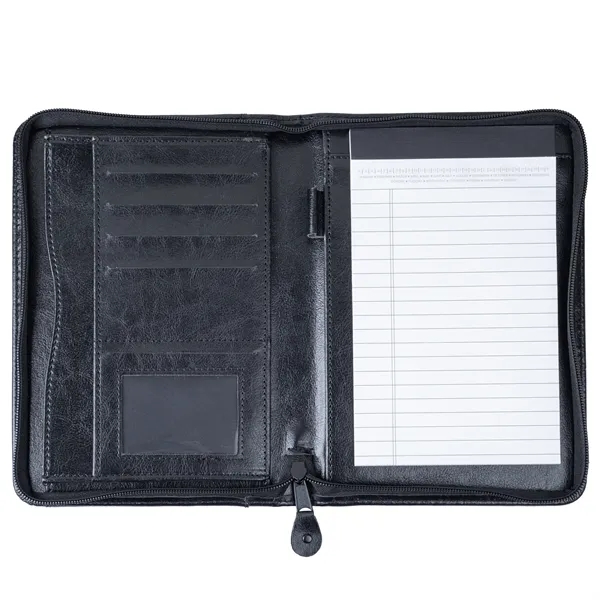 Simulated leather junior portfolio with inside organizer and 5" x 8"... from ASI 46755 Cosmo Promos