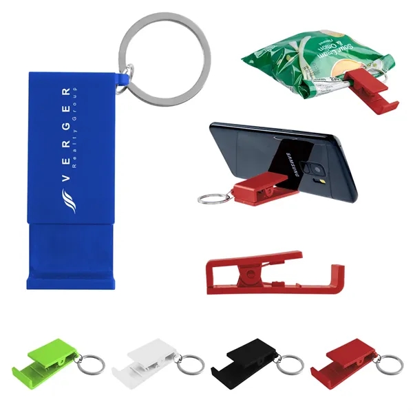 Clip phone stand and keyring.... from ASI 61125 Hit Promotional Products / Hit®