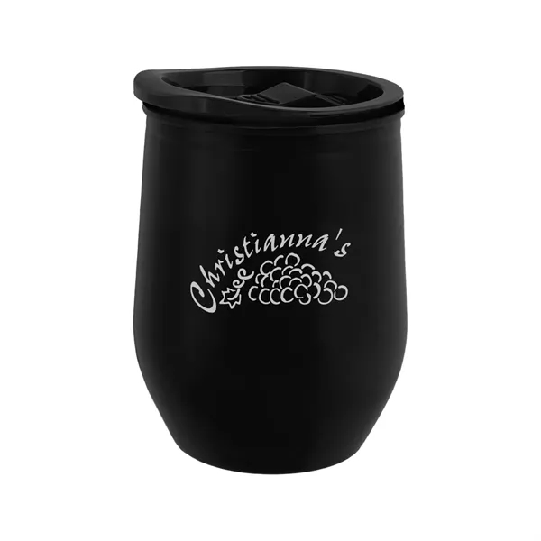 12 oz. recycled acrylic wine tumbler with thumb-slide lid.... from ASI 61125 Hit Promotional Products / Hit®