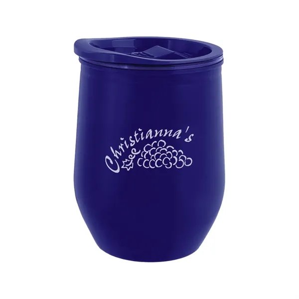 12 oz. recycled acrylic wine tumbler with thumb-slide lid.... from ASI 61125 Hit Promotional Products / Hit®