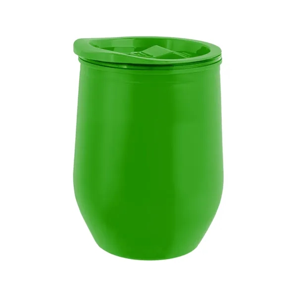 12 oz. recycled acrylic wine tumbler with thumb-slide lid.... from ASI 61125 Hit Promotional Products / Hit®