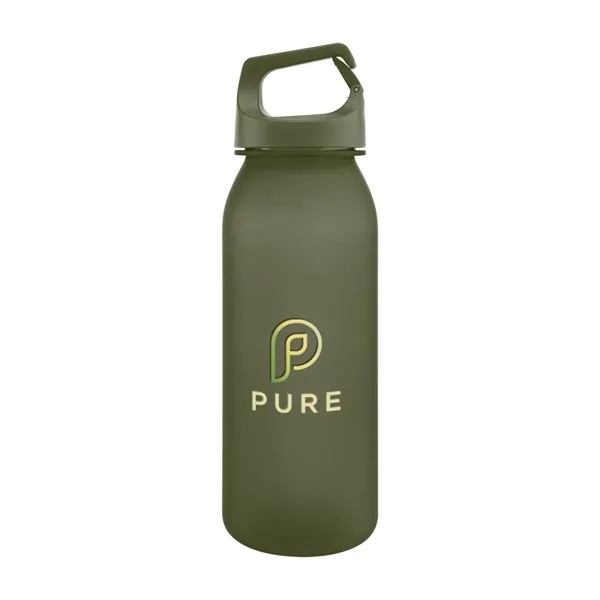 20 oz. rPET bottle with rubberized finish, wide mouth opening, lid... from ASI 61125 Hit Promotional Products / Hit®