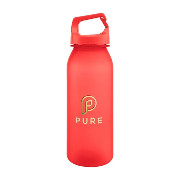 20 oz. rPET bottle with rubberized finish, wide mouth opening, lid... from ASI 61125 Hit Promotional Products / Hit®